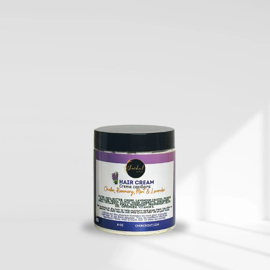 Crème capillaire – Chébé & Romarin - 8oz