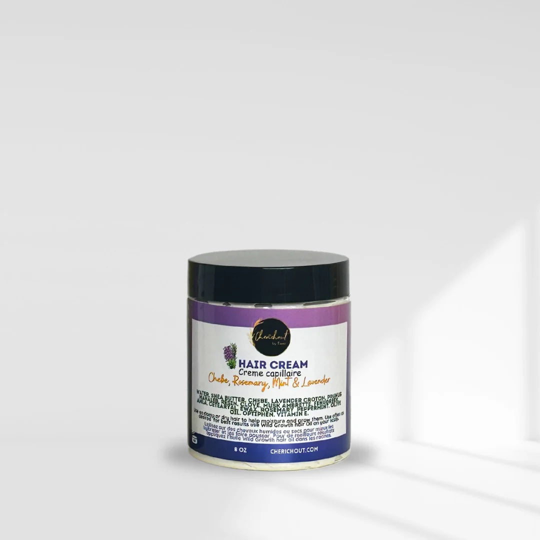 Crème capillaire – Chébé & Romarin - 8oz