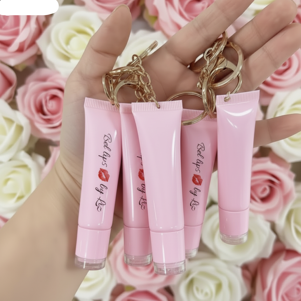 Rose Eddie - Brillant à lèvres avec Pom Pom. 5.9 ml